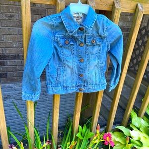 OshKosh jean jacket kids Size 8